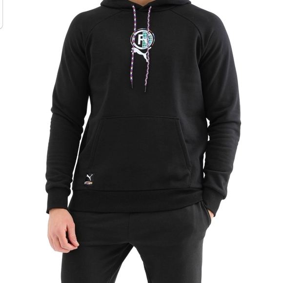 Hoodie black for men - Picture 2 of 8